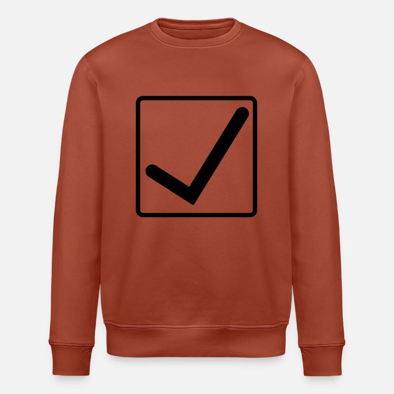haekchen_001 - Stanley/Stella Unisex Bio-Sweatshirt ROLLER - Terrakotta