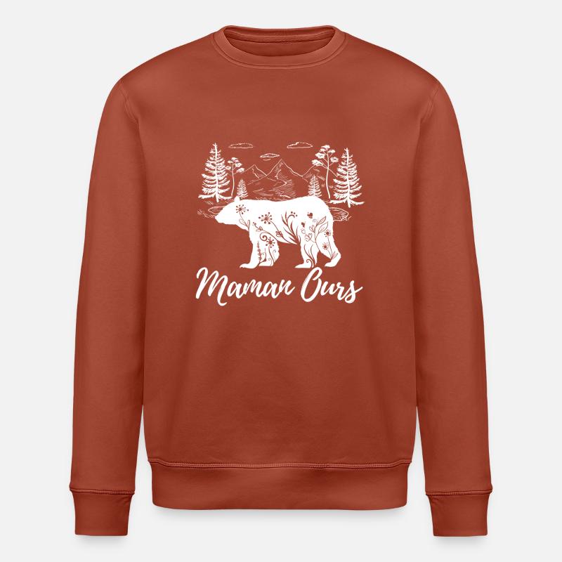 maman ours 2 - Sweat bio ROLLER Stanley/Stella Unisexe - terracotta
