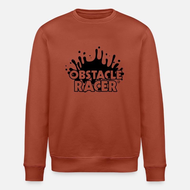 Obstalce Racer - Stanley/Stella Unisex Bio-Sweatshirt ROLLER - Terrakotta