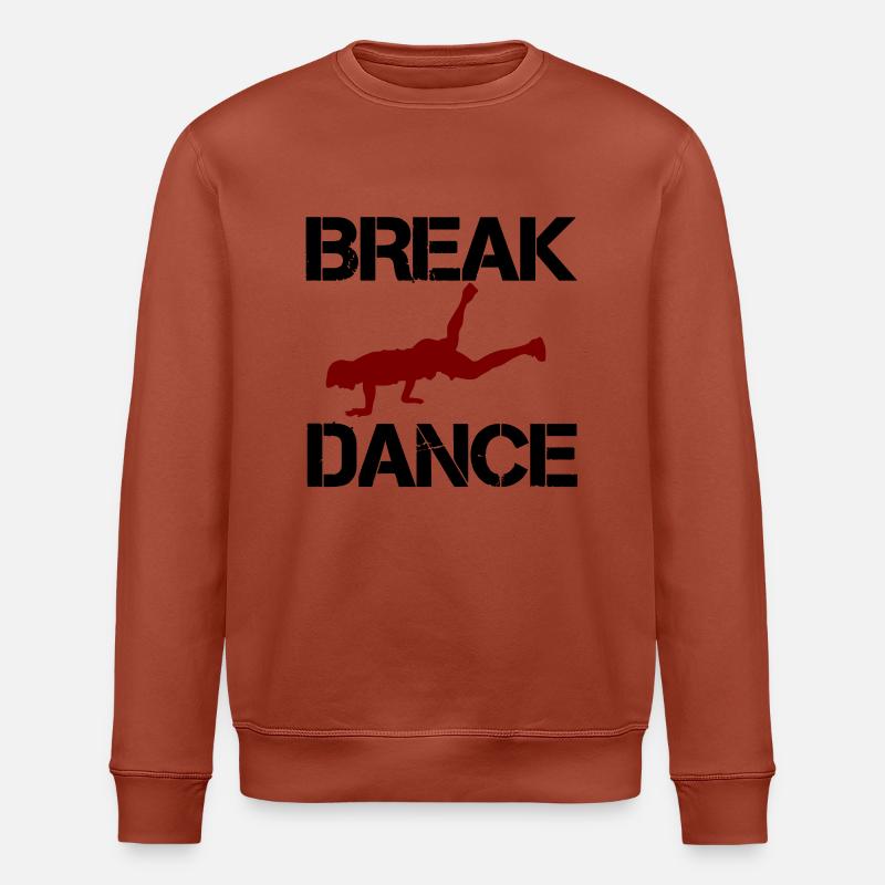 breakdance - Stanley/Stella Unisex Bio-Sweatshirt ROLLER - Terrakotta