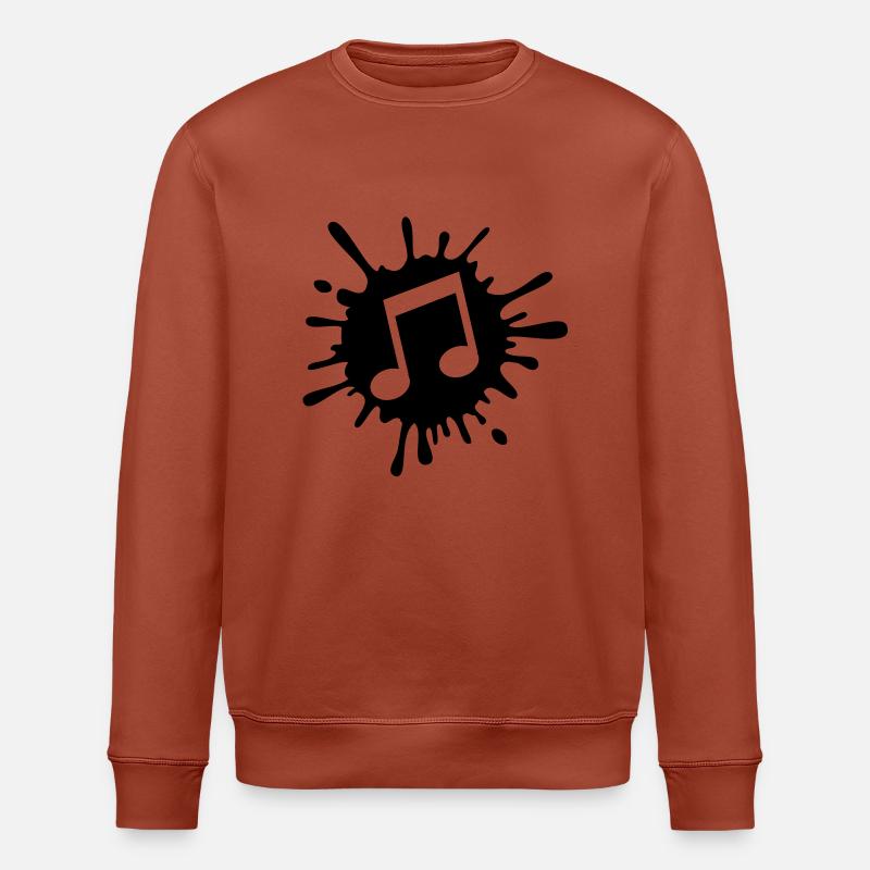 music_splash__f1 - Stanley/Stella Unisex Bio-Sweatshirt ROLLER - Terrakotta