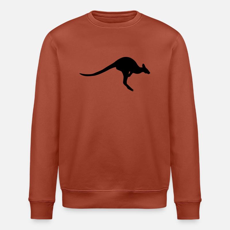 Känguruh - Stanley/Stella Unisex Bio-Sweatshirt ROLLER - Terrakotta