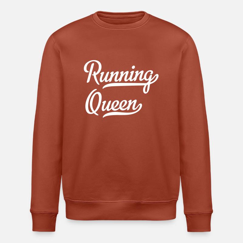 Running Queen - Stanley/Stella Unisex Bio-Sweatshirt ROLLER - Terrakotta