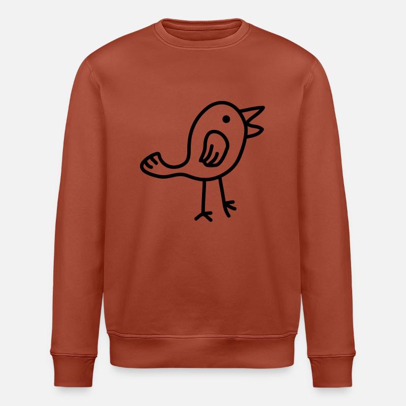 Bird - Stanley/Stella Unisex Bio-Sweatshirt ROLLER - Terrakotta
