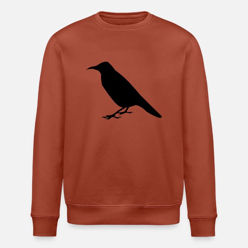 raven crow - Stanley/Stella ROLLER Unisex Organic Sweatshirt - heritage brown