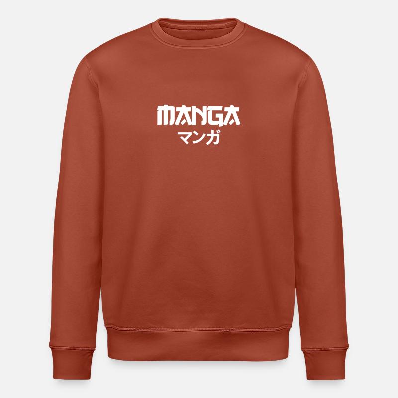 manga wht - Stanley/Stella Unisex Bio-Sweatshirt ROLLER - Terrakotta