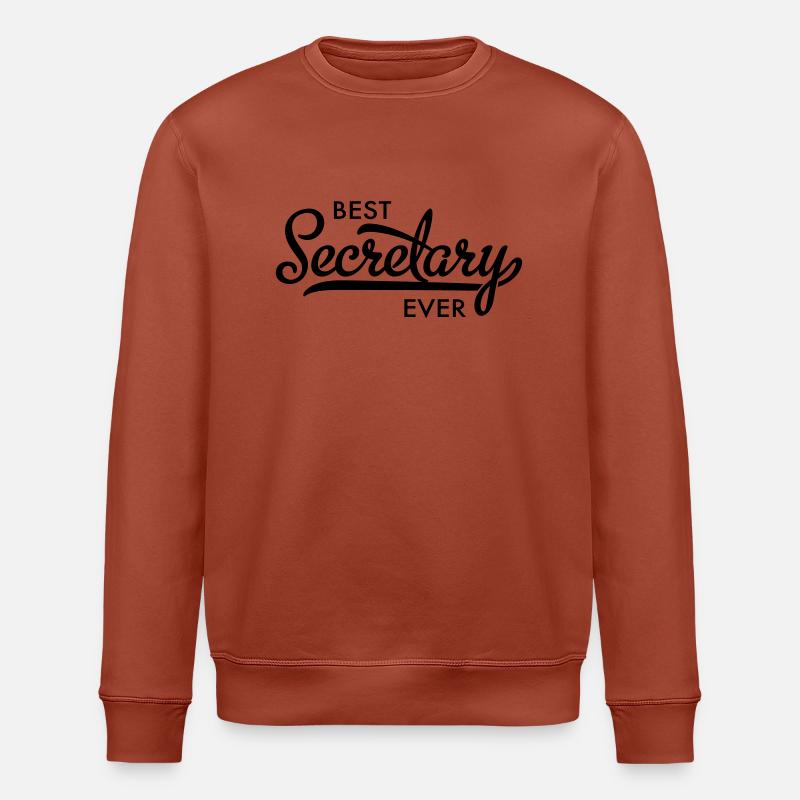 Best secretary - Stanley/Stella Unisex Bio-Sweatshirt ROLLER - Terrakotta