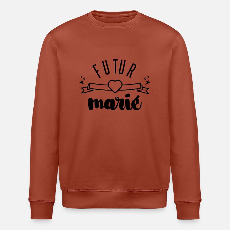 futur marié - Sweat bio ROLLER Stanley/Stella Unisexe - terracotta