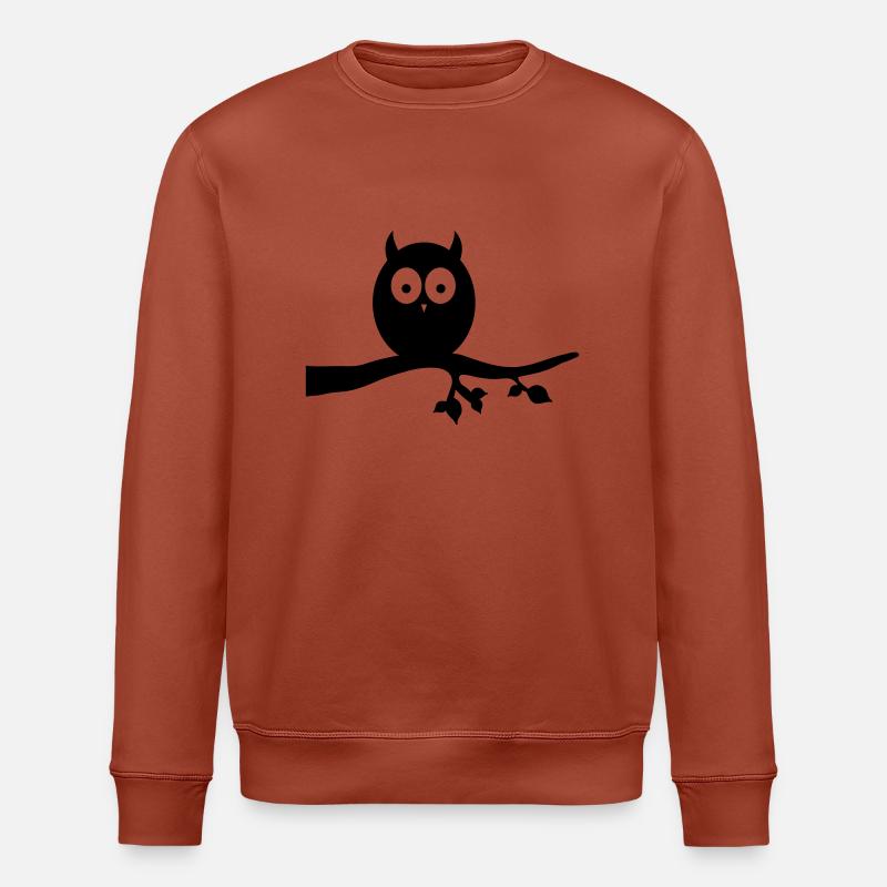 eule - Stanley/Stella Unisex Bio-Sweatshirt ROLLER - Terrakotta