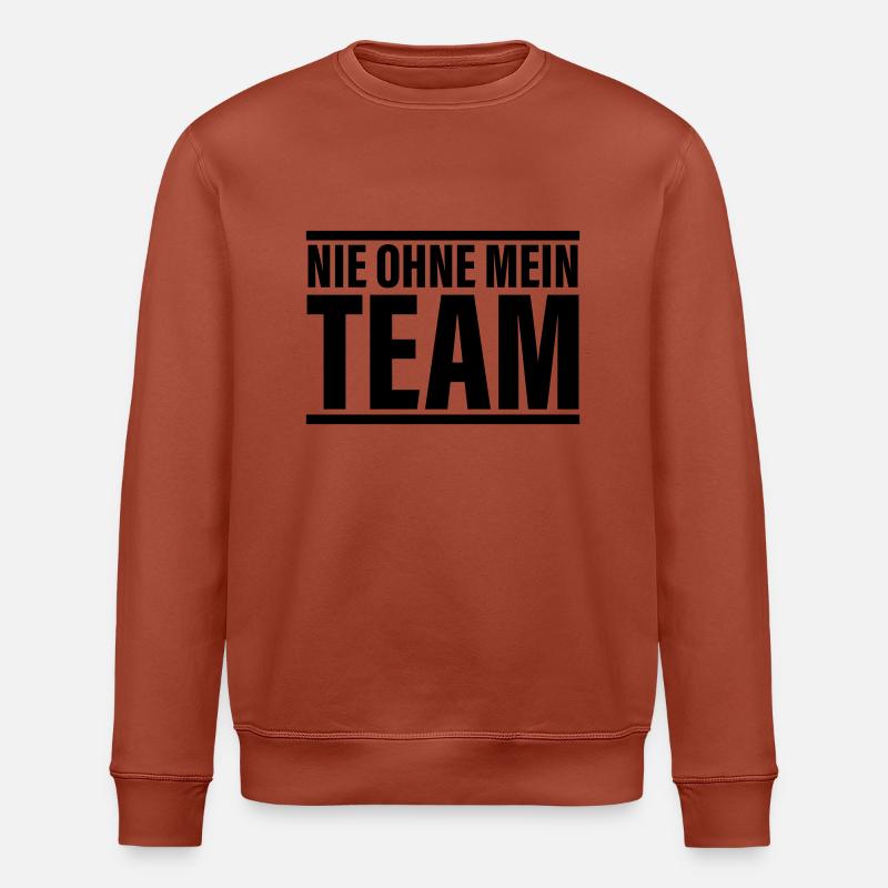 Équipe jamais - Sweat bio ROLLER Stanley/Stella Unisexe - terracotta