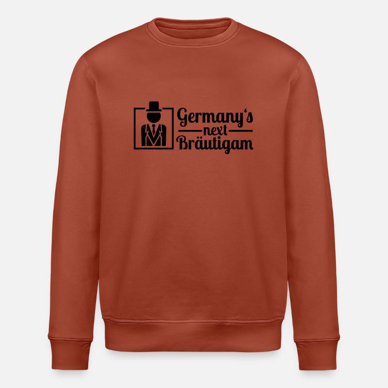germanys_next_braeutigam_1_f1 - Stanley/Stella Unisex Bio-Sweatshirt ROLLER - Terrakotta