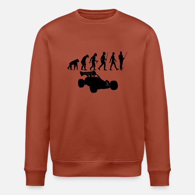 Evolution rc car - Stanley/Stella Unisex Bio-Sweatshirt ROLLER - Terrakotta