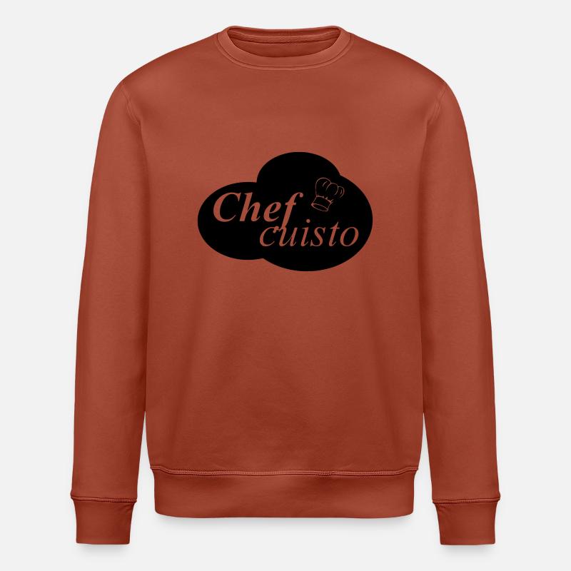 chef cuisto - Stanley/Stella Unisex Bio-Sweatshirt ROLLER - Terrakotta