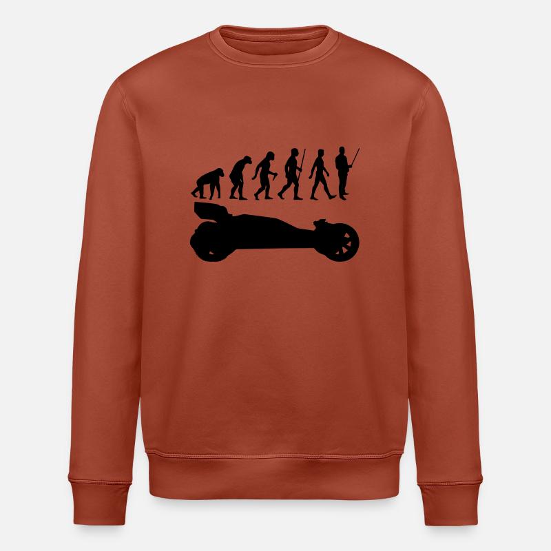 Evolution rc car - Stanley/Stella Unisex Bio-Sweatshirt ROLLER - Terrakotta