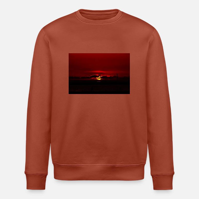Coucher de soleil - Sweat bio ROLLER Stanley/Stella Unisexe - terracotta