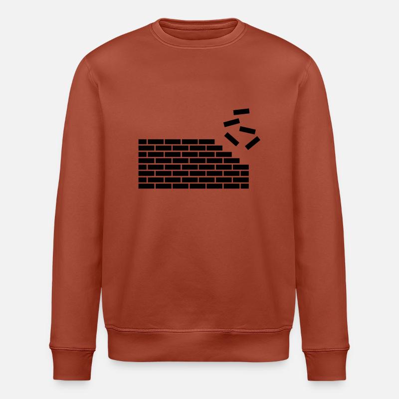 maurer_f1 - Stanley/Stella Unisex Bio-Sweatshirt ROLLER - Terrakotta