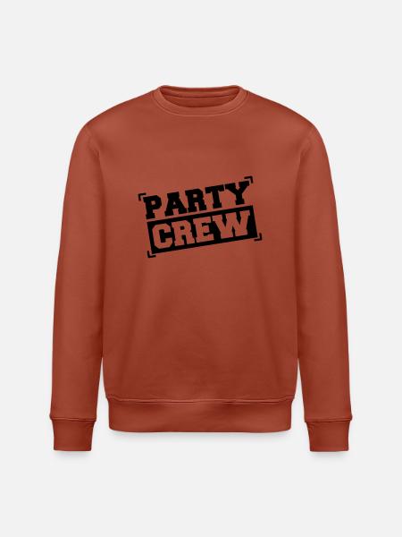 party_crew01 - Stanley/Stella Unisex Bio-Sweatshirt ROLLER - Terrakotta