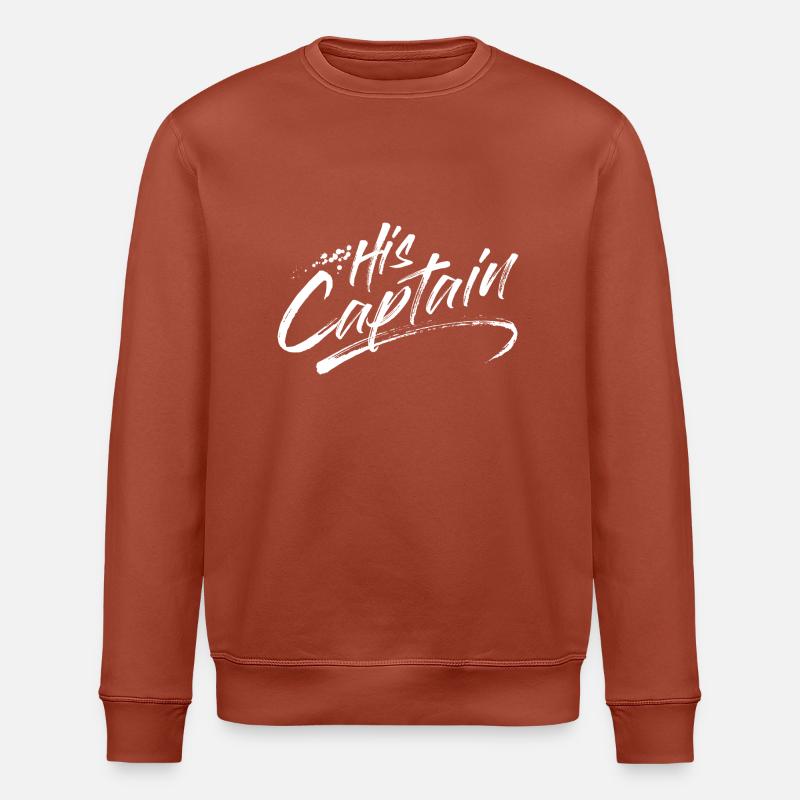 His Captain - Stanley/Stella Unisex Bio-Sweatshirt ROLLER - Terrakotta