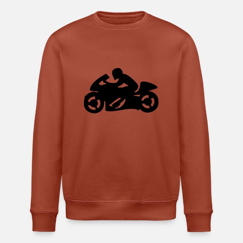 motorad_fahrer - Stanley/Stella Unisex Bio-Sweatshirt ROLLER - Terrakotta