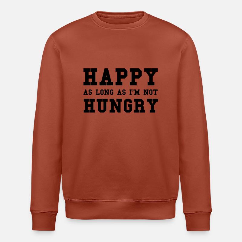 Hungry - Stanley/Stella Unisex Bio-Sweatshirt ROLLER - Terrakotta