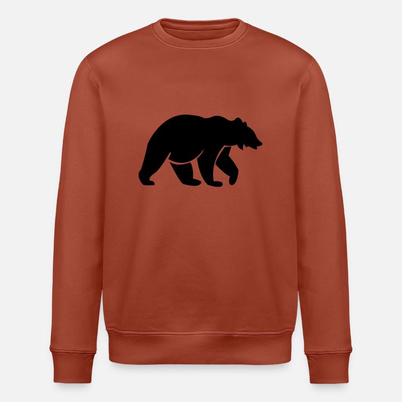 baer_01 - Stanley/Stella Unisex Bio-Sweatshirt ROLLER - Terrakotta