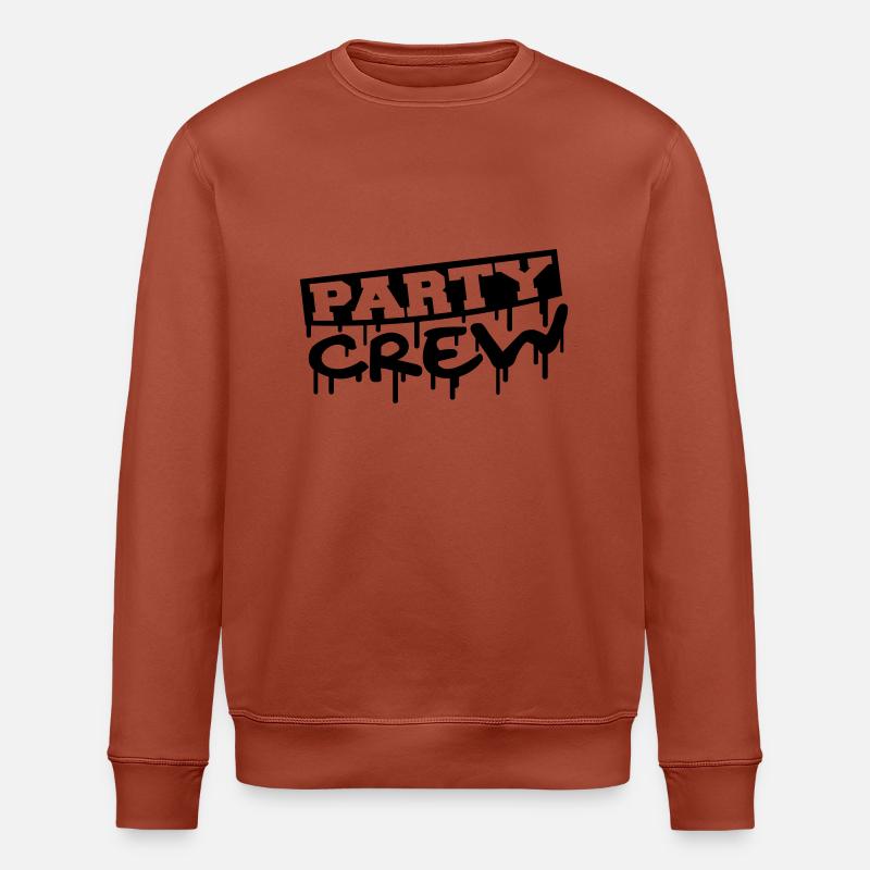 Party Crew Stamp - Sweat bio ROLLER Stanley/Stella Unisexe - terracotta