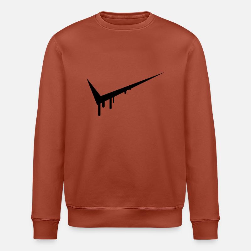 Graffiti Tick - Stanley/Stella ROLLER Unisex Organic Sweatshirt - heritage brown