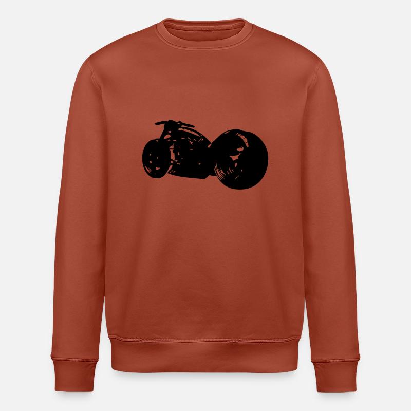 moto grosse roue1 - Sweat bio ROLLER Stanley/Stella Unisexe - terracotta