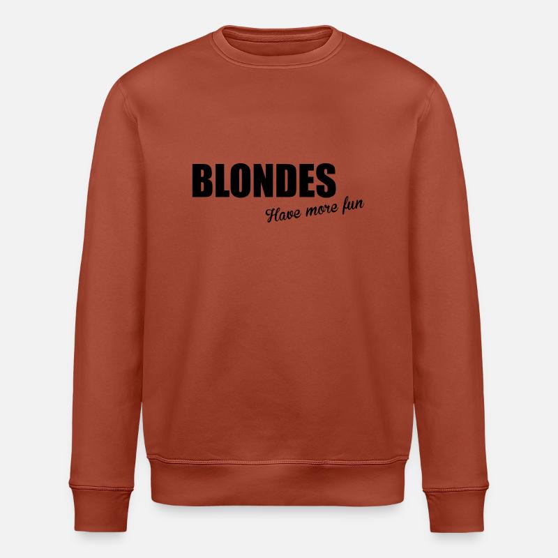 Blondes - Sweat bio ROLLER Stanley/Stella Unisexe - terracotta