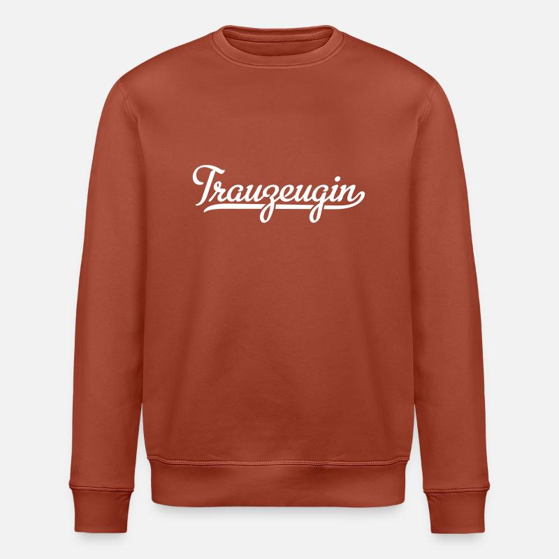 Trauzeugin - Stanley/Stella Unisex Bio-Sweatshirt ROLLER - Terrakotta