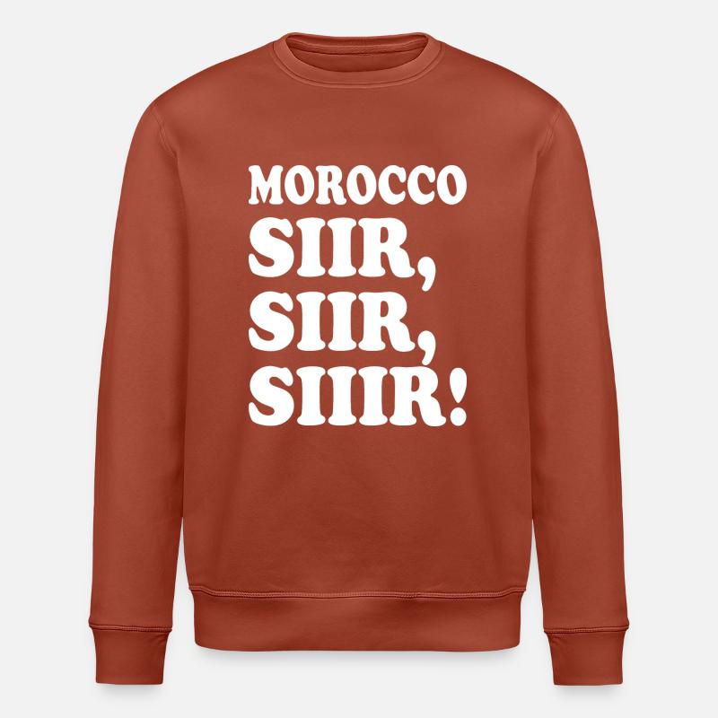 Marokko - Stanley/Stella Unisex Bio-Sweatshirt ROLLER - Terrakotta