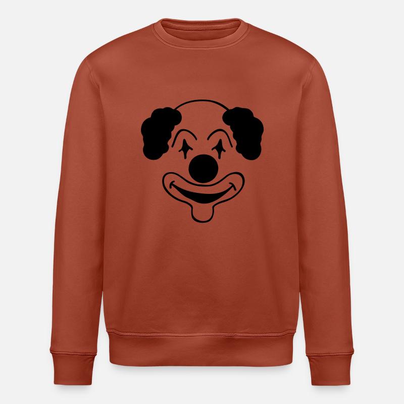 clown___f1 - Sweat bio ROLLER Stanley/Stella Unisexe - terracotta