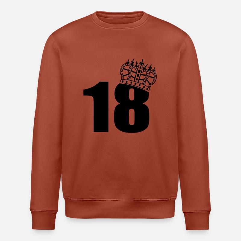 18_king - Stanley/Stella ROLLER Unisex Organic Sweatshirt - heritage brown