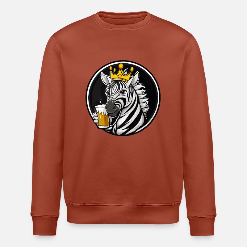 Zebra Bier - Stanley/Stella Unisex Bio-Sweatshirt ROLLER - Terrakotta