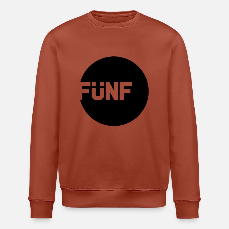 fuenf___f1 - Sweat bio ROLLER Stanley/Stella Unisexe - terracotta