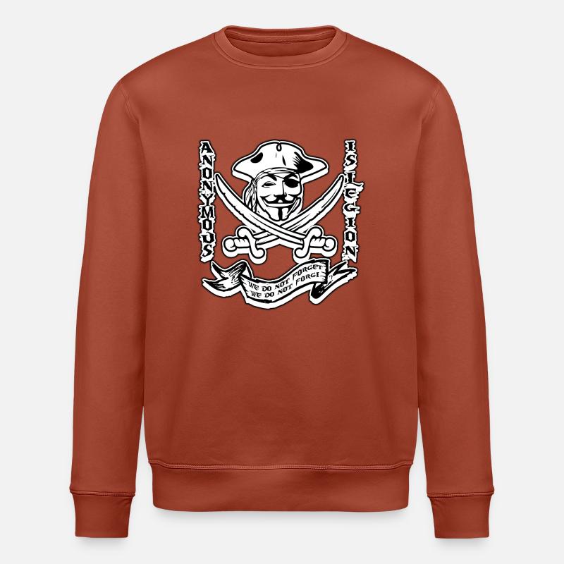 anonymous is legion - Sweat bio ROLLER Stanley/Stella Unisexe - terracotta