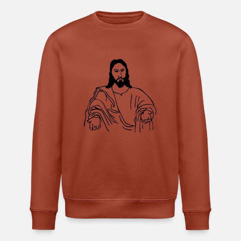 jesus - Sweat bio ROLLER Stanley/Stella Unisexe - terracotta
