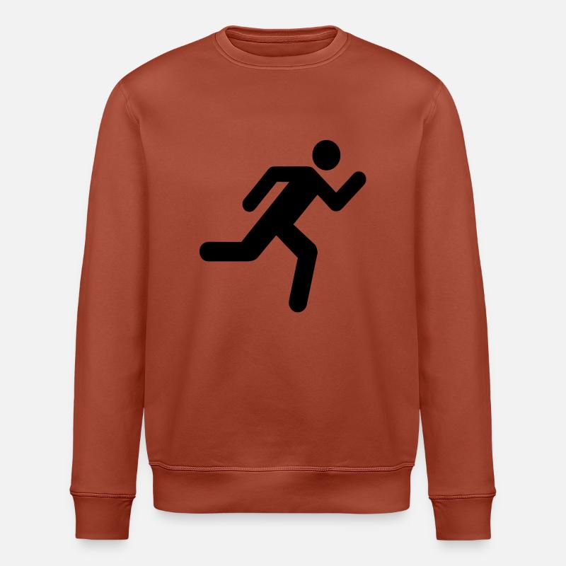 running_icon - Sweat bio ROLLER Stanley/Stella Unisexe - terracotta
