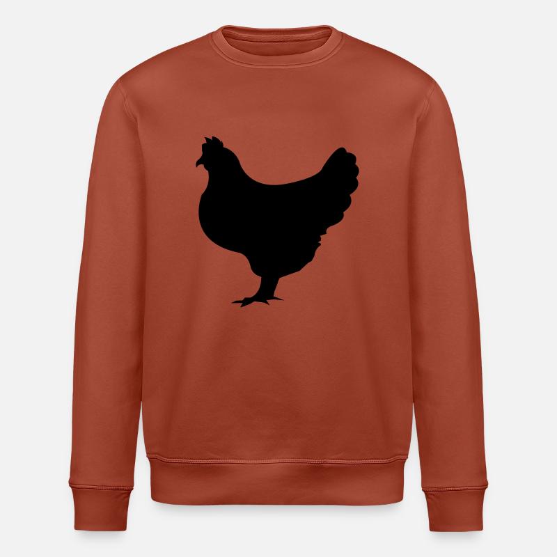 huhn_001 - Stanley/Stella Unisex Bio-Sweatshirt ROLLER - Terrakotta