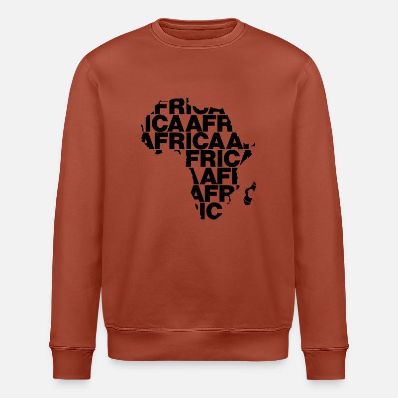 Afrika - Stanley/Stella Unisex Bio-Sweatshirt ROLLER - Terrakotta