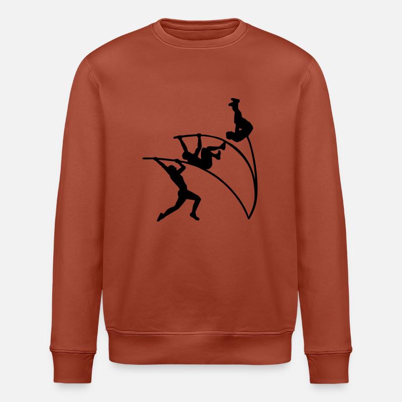 pole vault - Stanley/Stella ROLLER Unisex Organic Sweatshirt - heritage brown