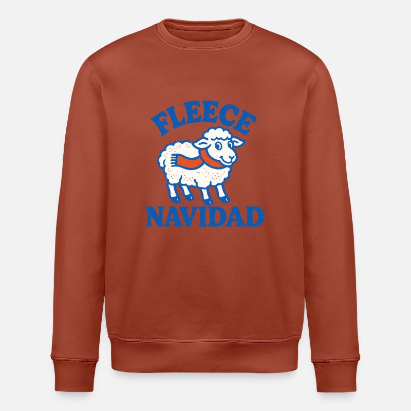 Fleece Navidad - Stanley/Stella Unisex Bio-Sweatshirt ROLLER - Terrakotta