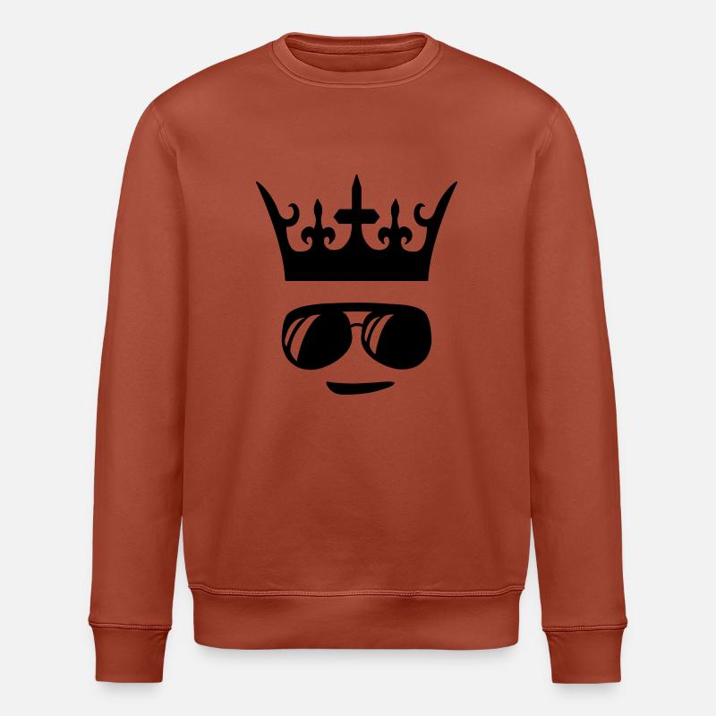 cool_king - Stanley/Stella ROLLER Unisex Organic Sweatshirt - heritage brown