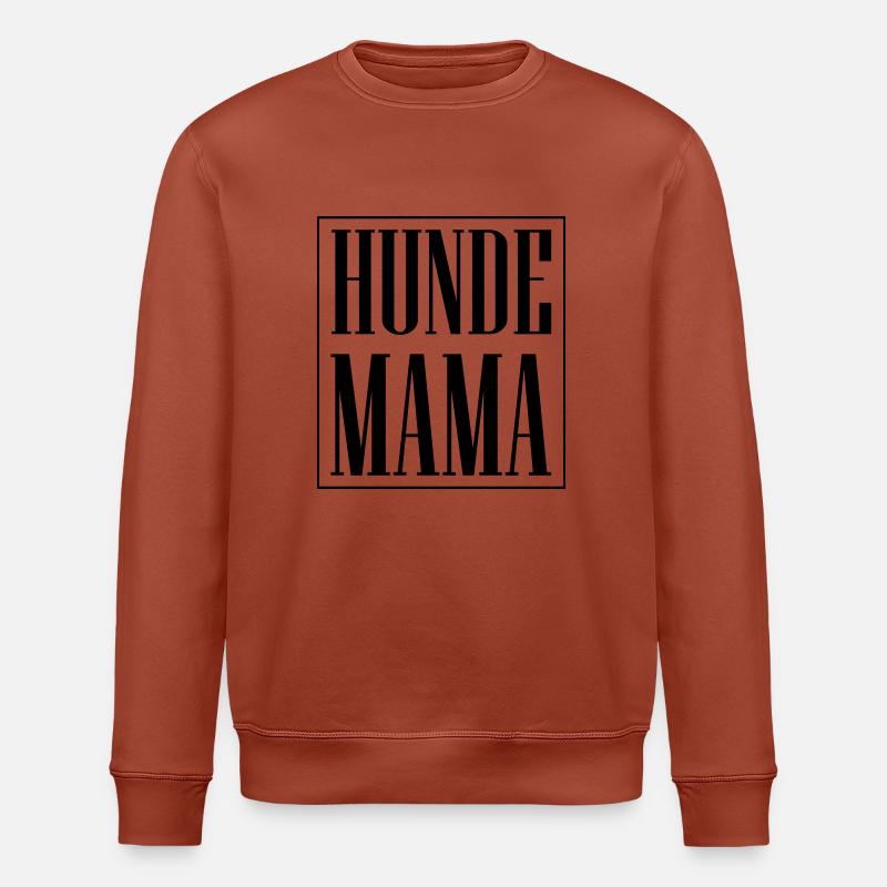 Hunde Mama - Stanley/Stella Unisex Bio-Sweatshirt ROLLER - Terrakotta
