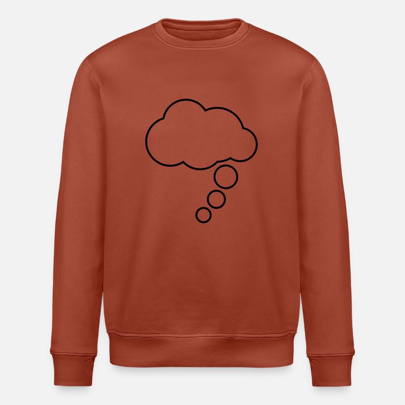Comic Cartoon Denkblase - Stanley/Stella Unisex Bio-Sweatshirt ROLLER - Terrakotta
