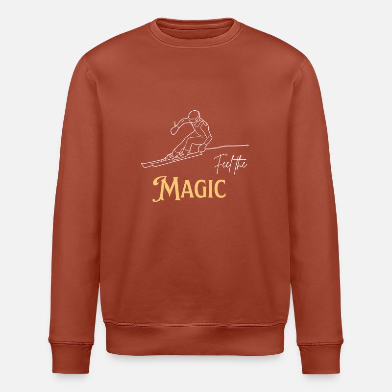 Feel the Magic - Stanley/Stella Unisex Bio-Sweatshirt ROLLER - Terrakotta