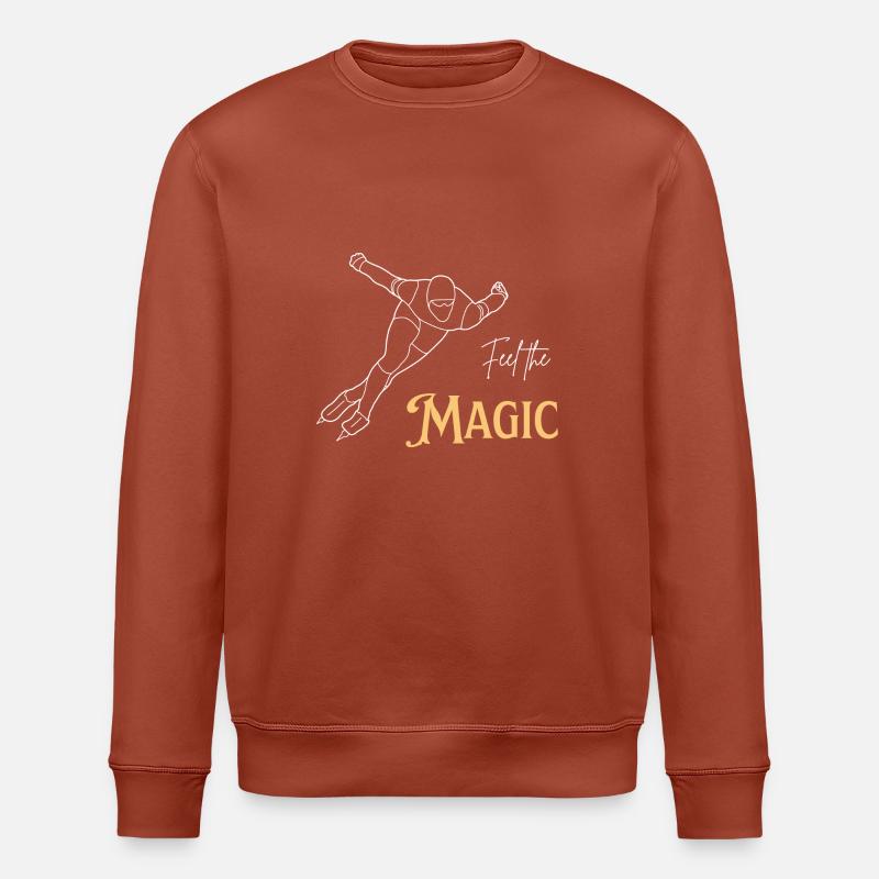 Feel the Magic - Stanley/Stella Unisex Bio-Sweatshirt ROLLER - Terrakotta