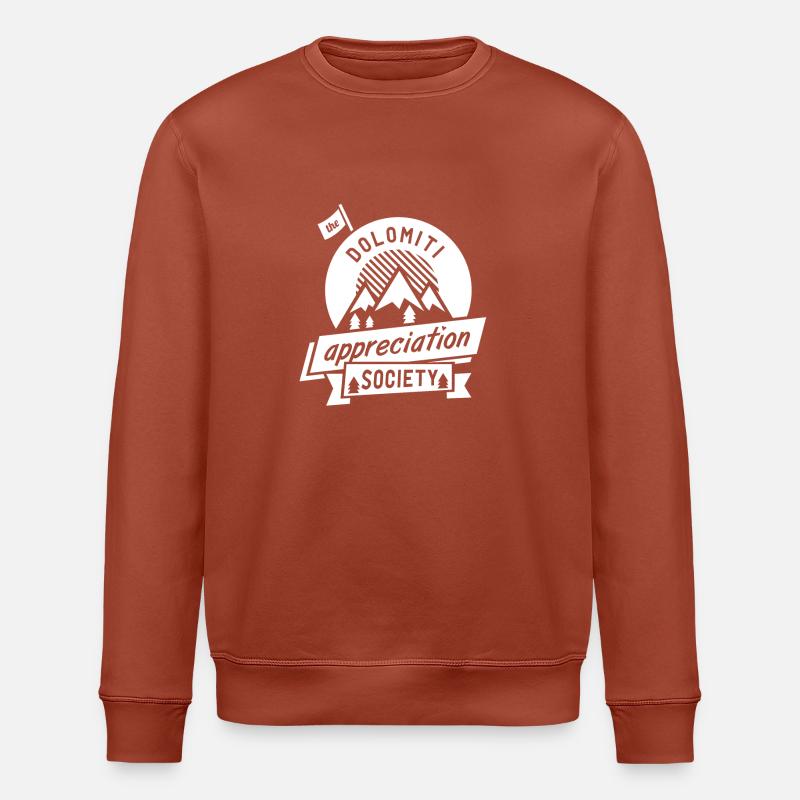 Appréciation Dolomite blanc - Sweat bio ROLLER Stanley/Stella Unisexe - terracotta