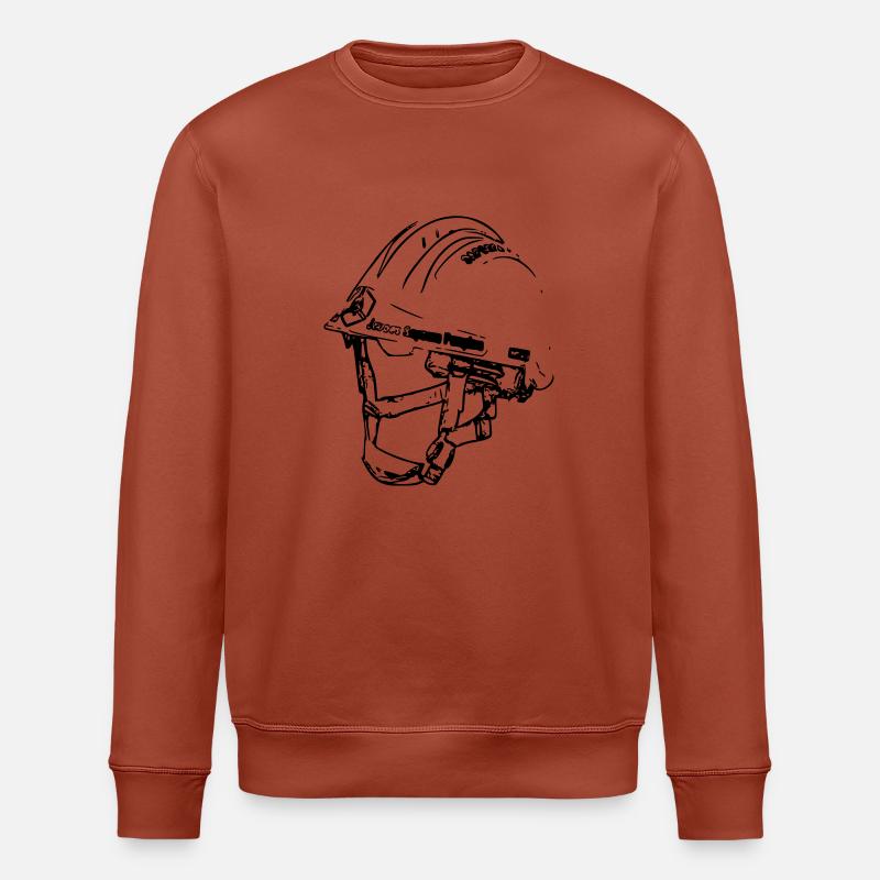 Feuerwehrmann Helm JSP - Stanley/Stella Unisex Bio-Sweatshirt ROLLER - Terrakotta