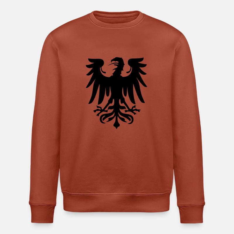 GERMAN austrian EAGLE - Stanley/Stella ROLLER Unisex Organic Sweatshirt - heritage brown